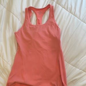 Athleta salmon pink top
